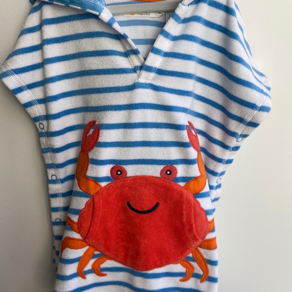 Mini Boden Other - Mini Boden NWT Terry Crab Beach Throw-On